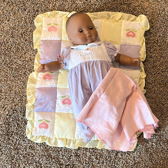 Bitty Baby by American Girl with original quilt blanket and outfit - Picture 1 of 8